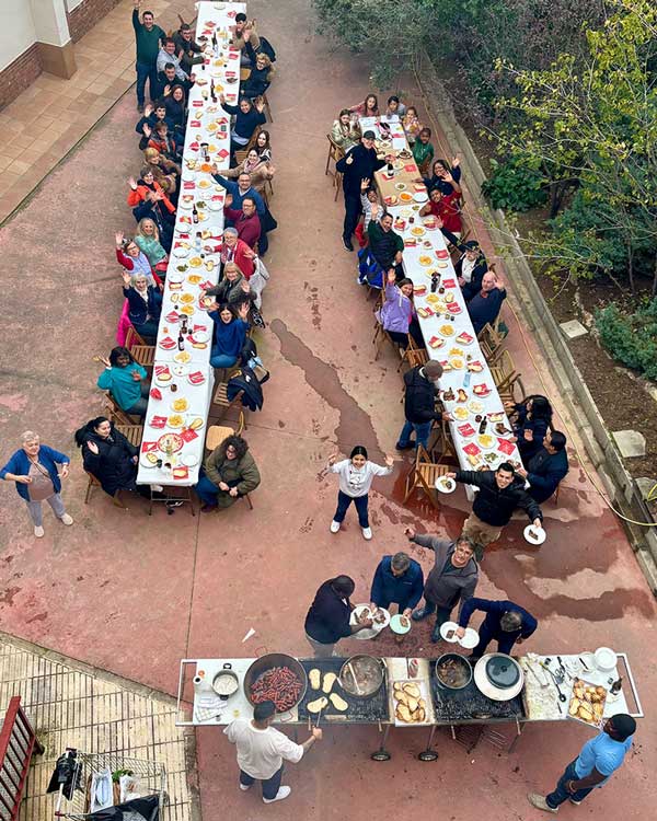 Encuentro de Fraternidad Emaús en la parroquia mercedaria de Lleida.